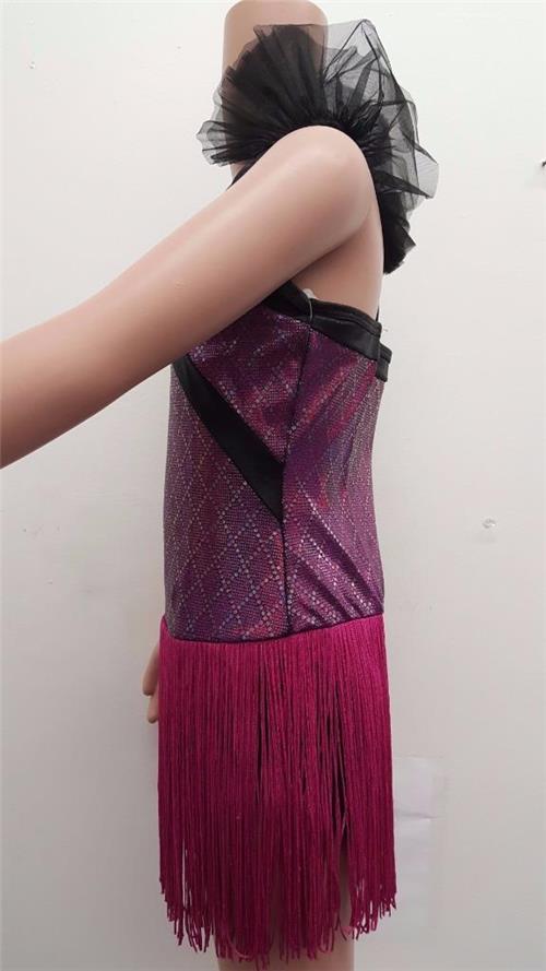 Pre-Owned Costume Curtain Call  J4918 Medium Adult Hot Pink  Jazz