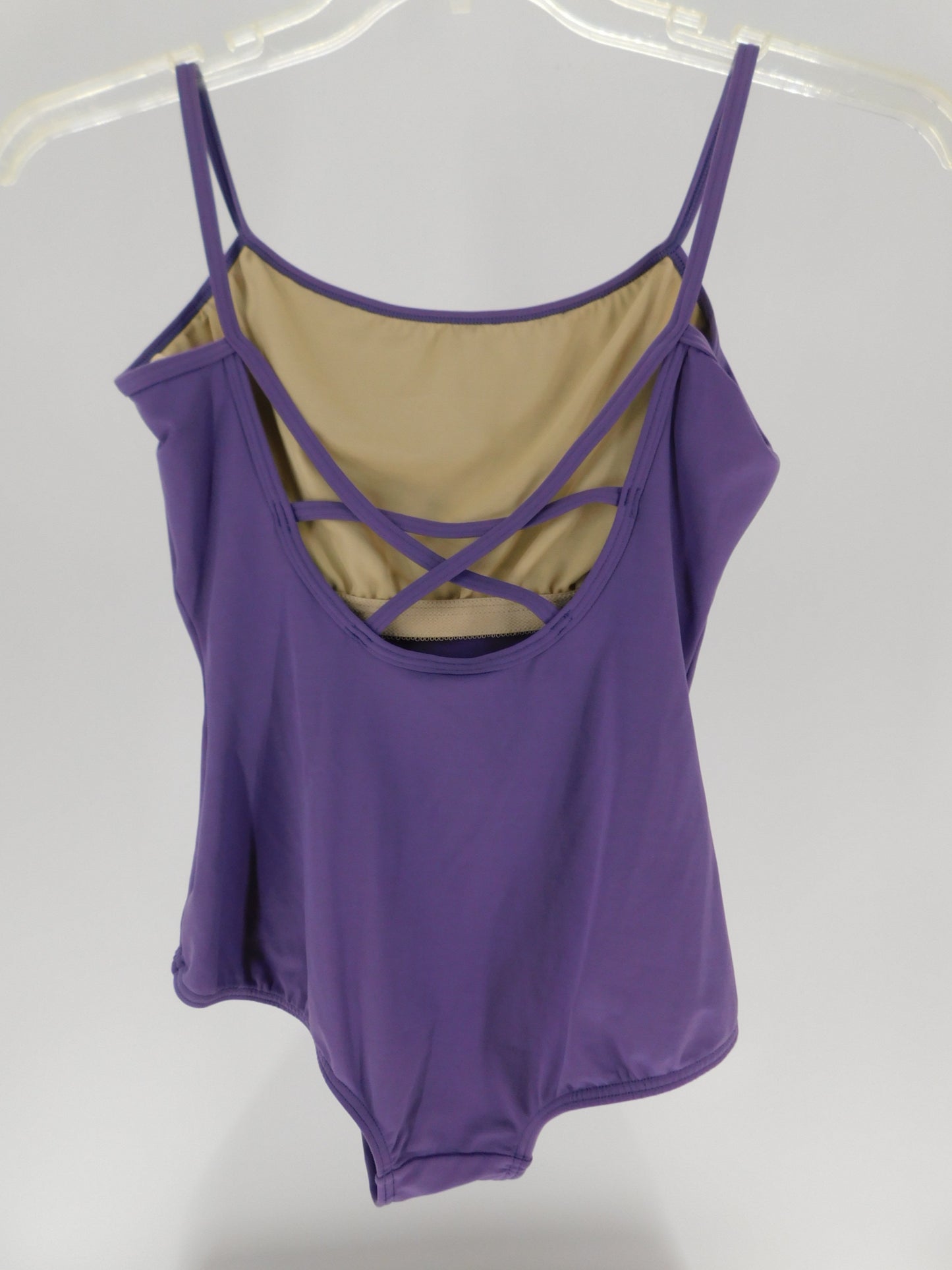 Pre-Owned Leotard Premiere Collection P305 Large Adult Purple Ballet