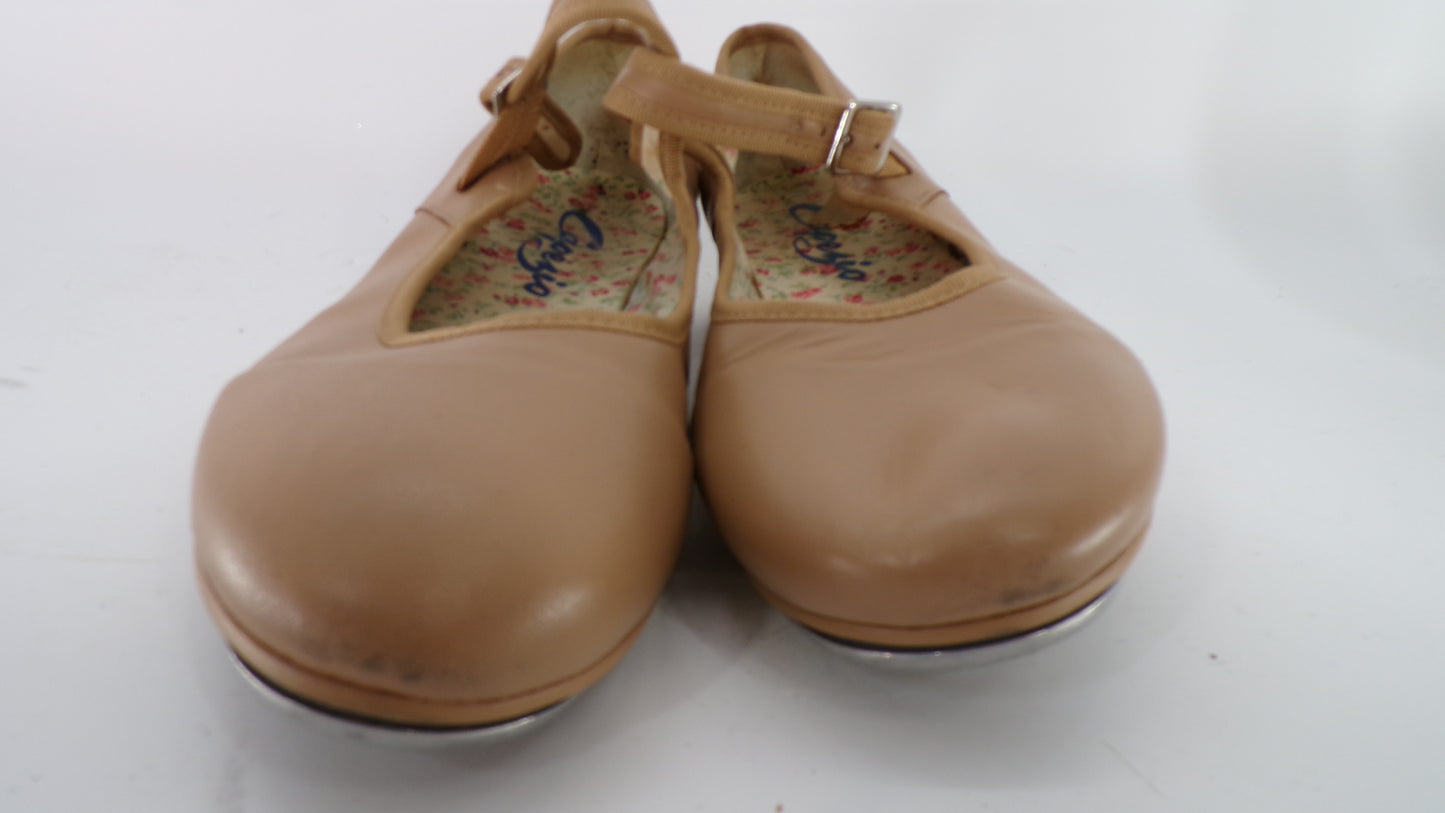 Pre-Owned Tap Shoes Capezio Adult 7M Mary Jane Leather  Student