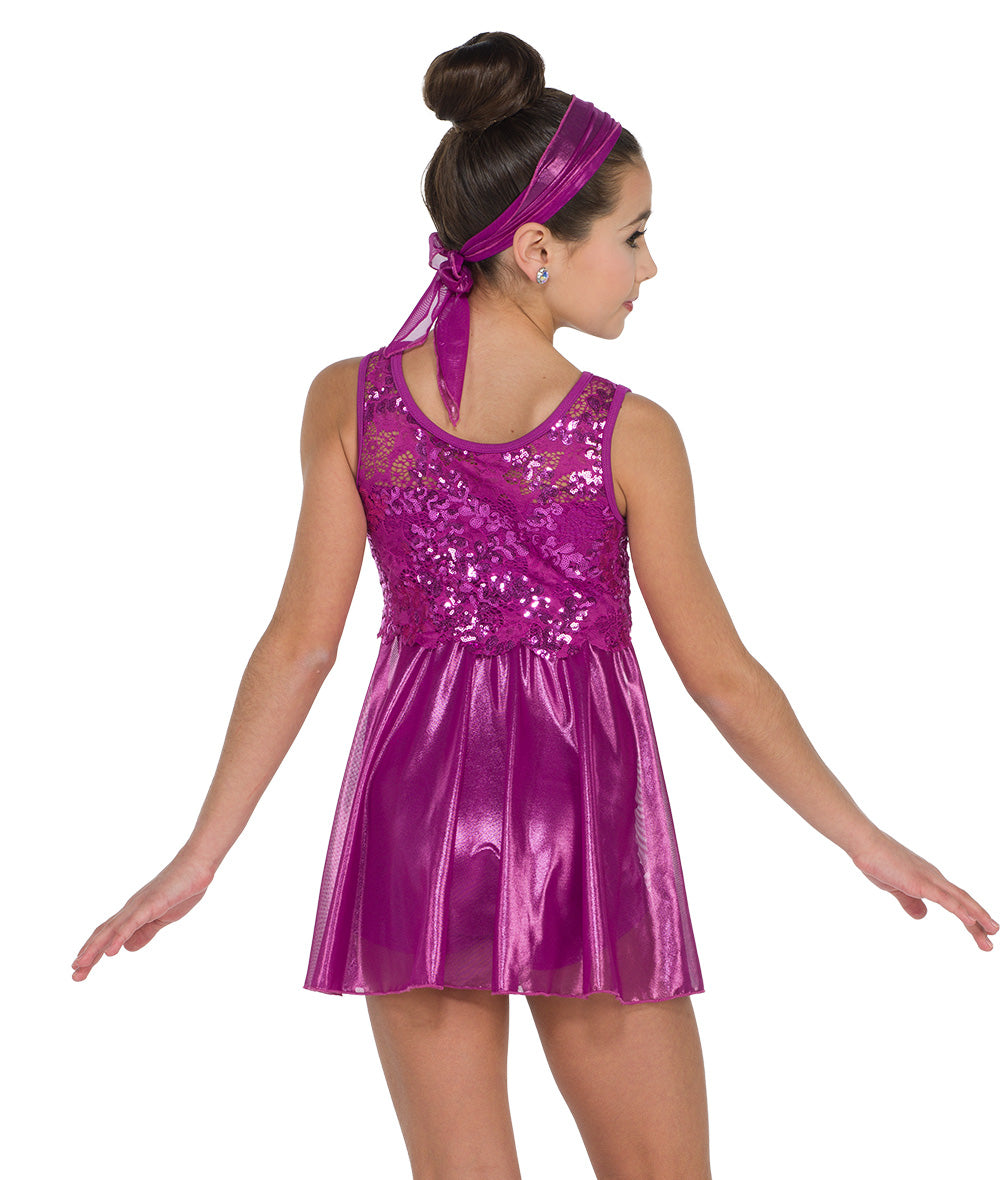 Pre-Owned Costume Wish Come True  20391 Intermediate Child Teal  Lyrical