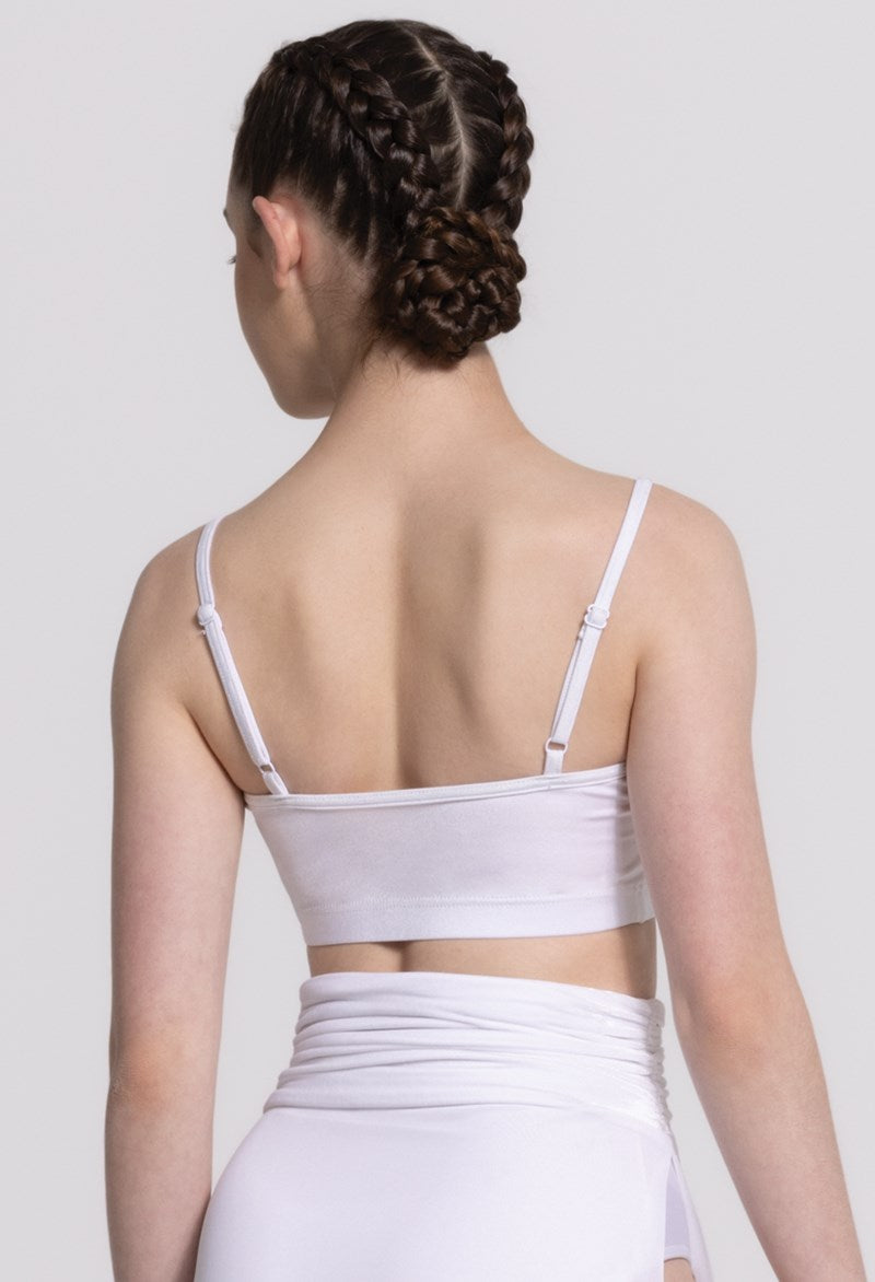 Pre-Owned Crop Top Balera SH11076 Small Adult Dark Blue Hip Hop Clogging