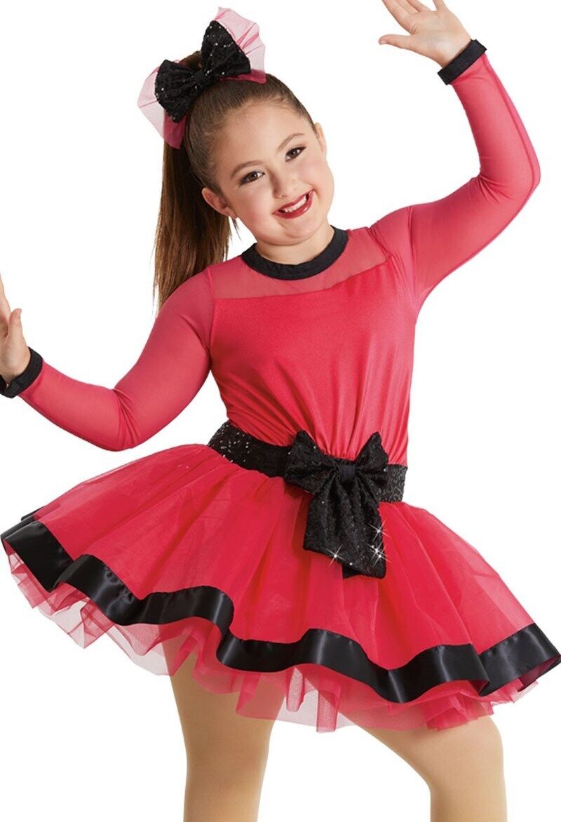 Pre-Owned Costume Weissman  11564 XXL Child Pink-Red  Jazz Tap