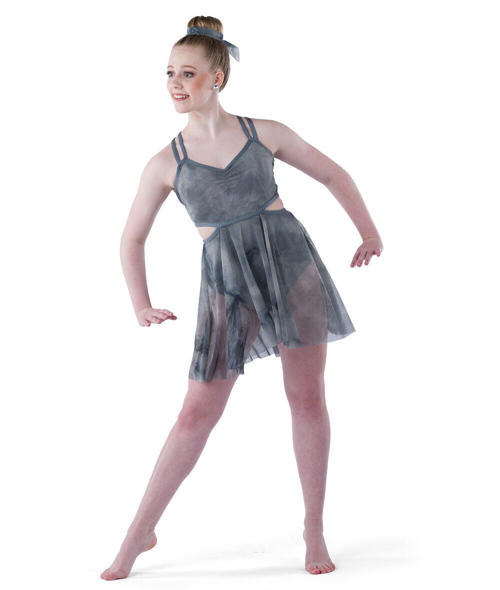 Pre-Owned Costume AWCT  21918 XXL Child Gray Dress Lyrical