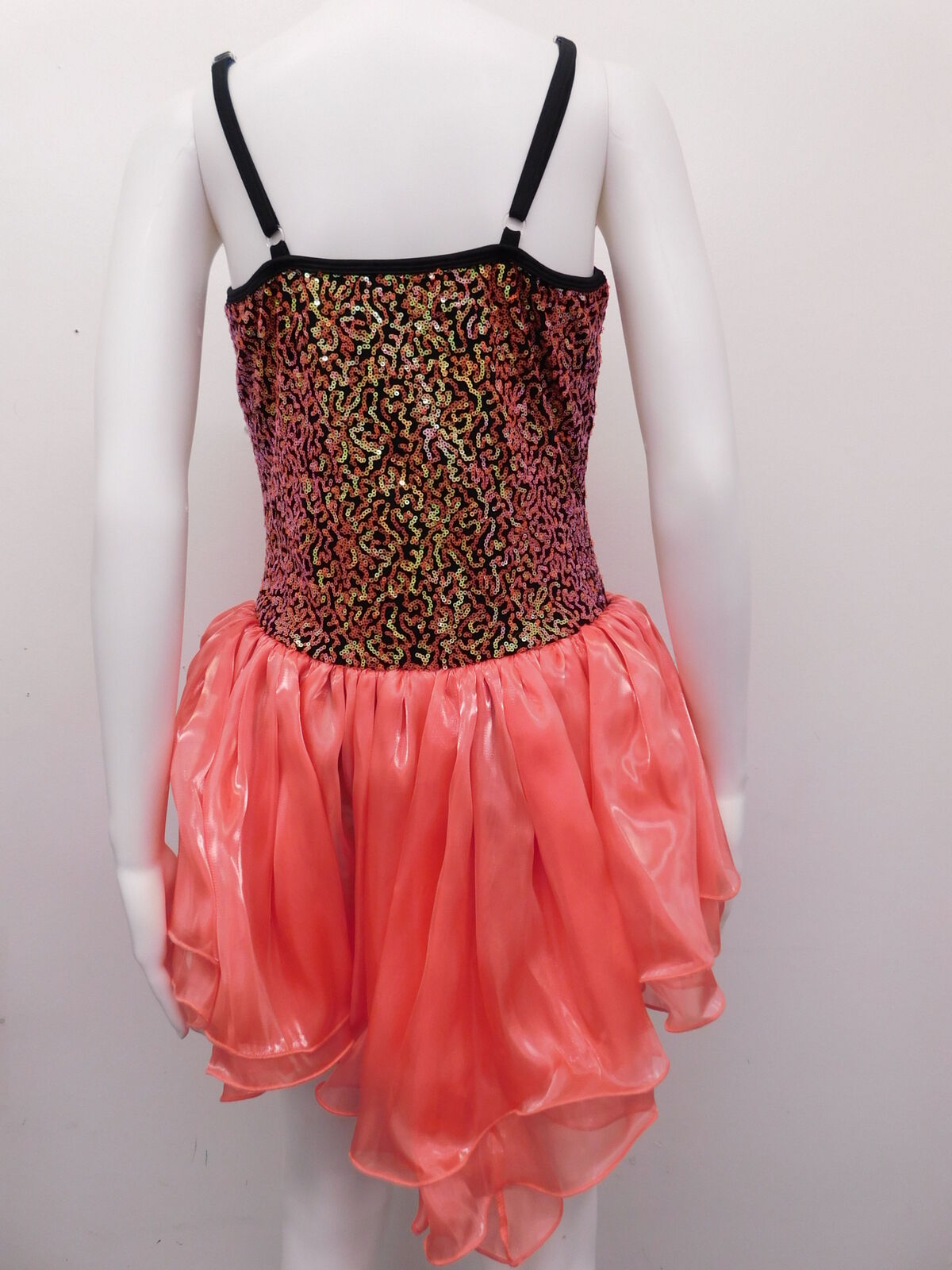 Pre-Owned Costume Curtain Call  J5256 Small Adult Coral  Jazz