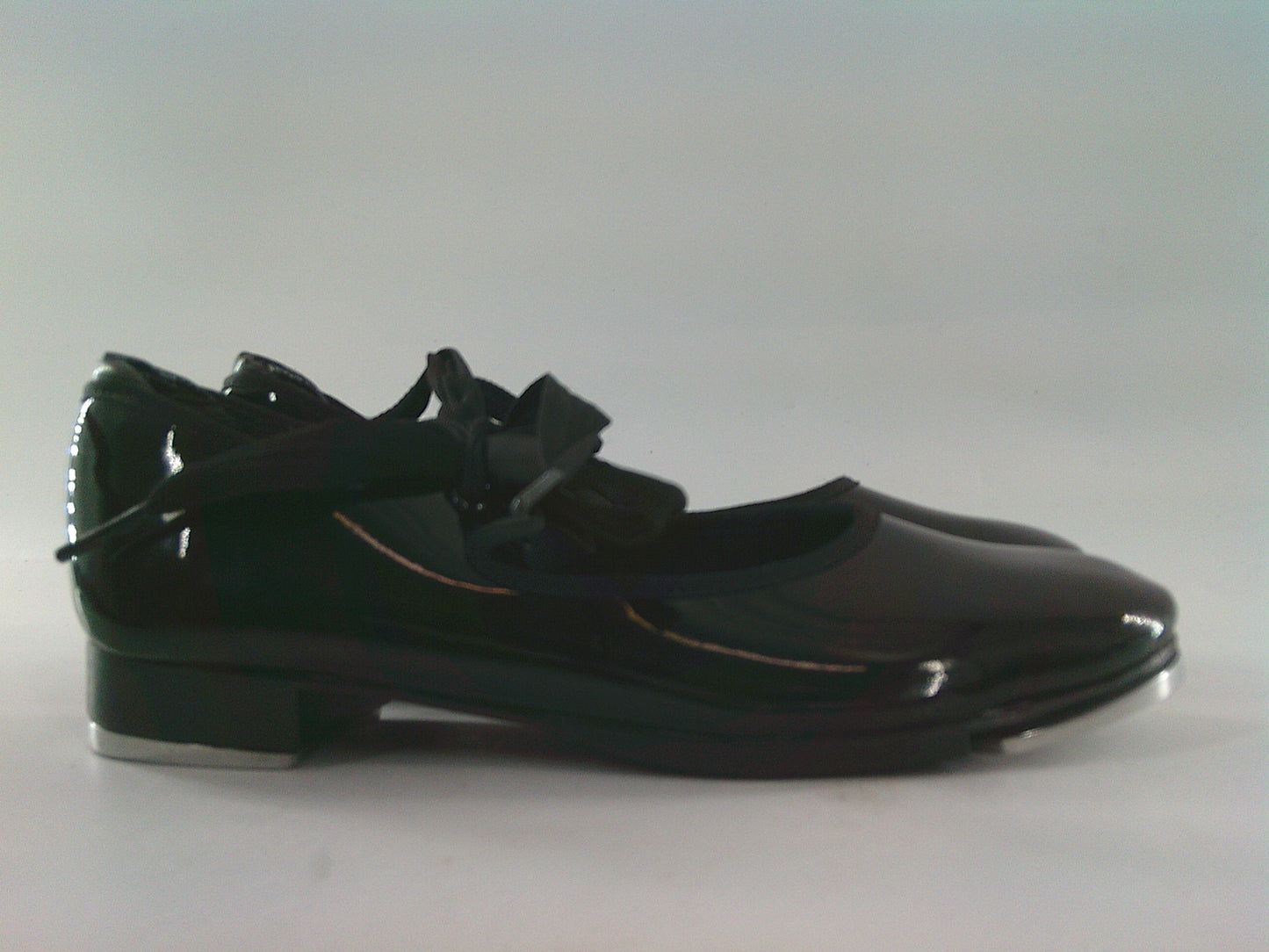 Pre-Owned Tap Shoes Capezio Big Kid 2.5M Tyette Man Made Elastic Student