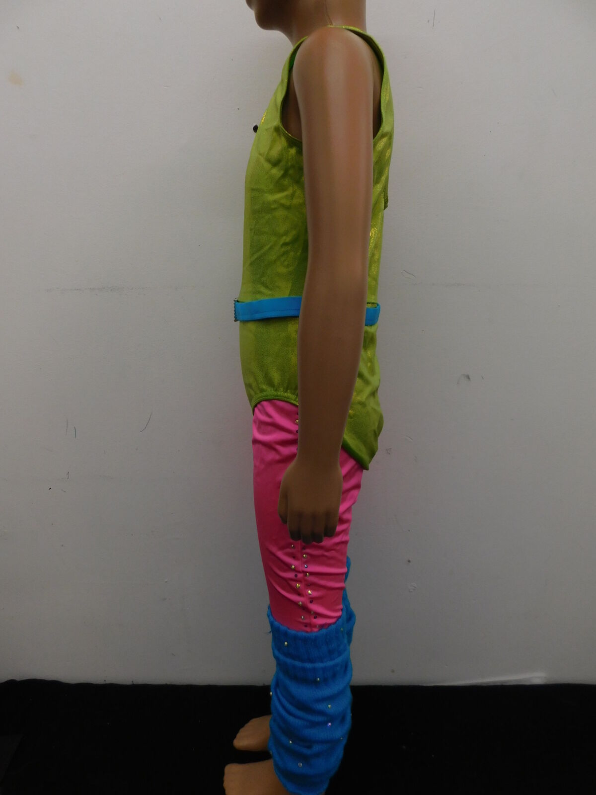 Pre-Owned Costume Weissman  10802 Intermediate Child Colorful  Jazz Rhinestones Barbie