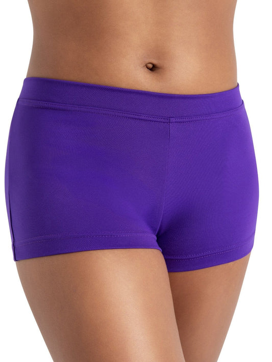 Pre-Owned Shorts Capezio Large Child Purple Gymnastics Cheer Jazz