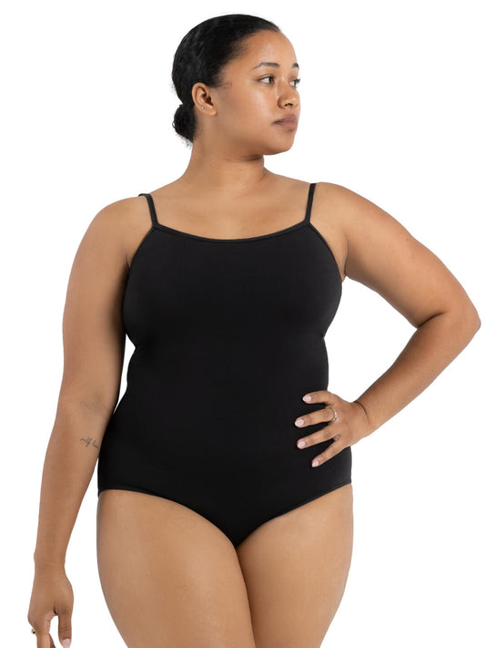 NEW Closeout Leotard Capezio CC100 Adult Black Adjustable Straps Ballet Jazz