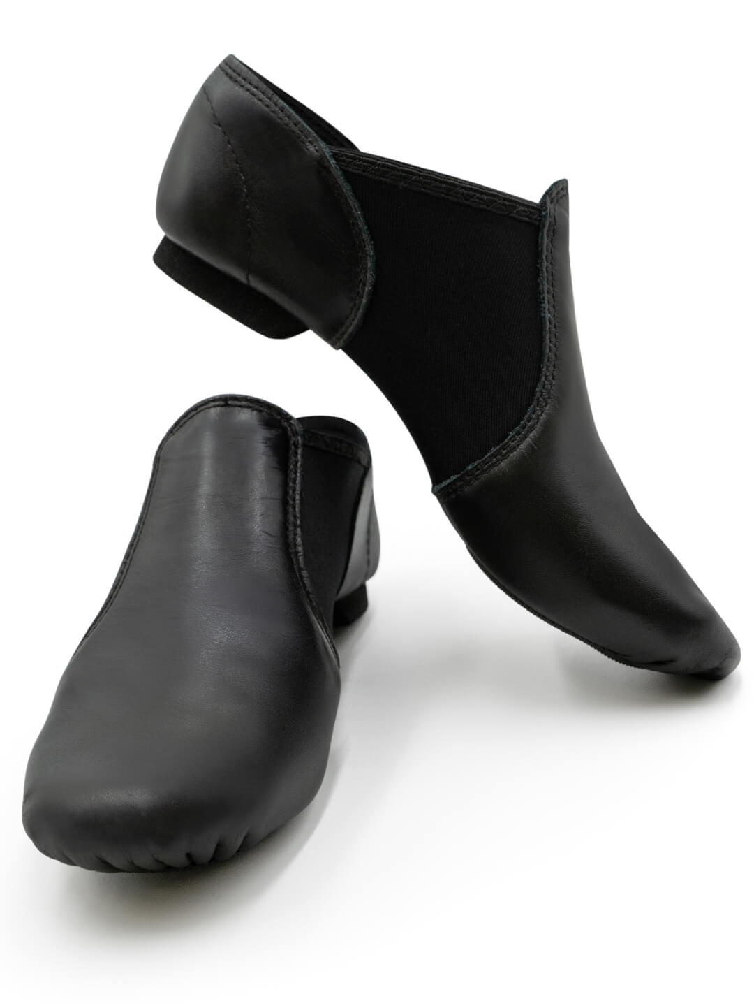 New Jazz Shoes Capezio EJ2C Child Caramel & Black Split Sole Stretch Slip On