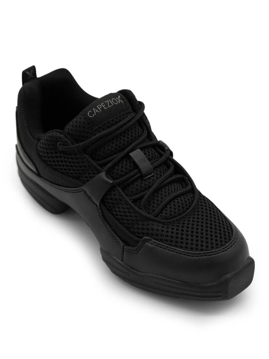 New Jazz Sneakers Capezio Adult DS11 Black Hip Hop Split Sole