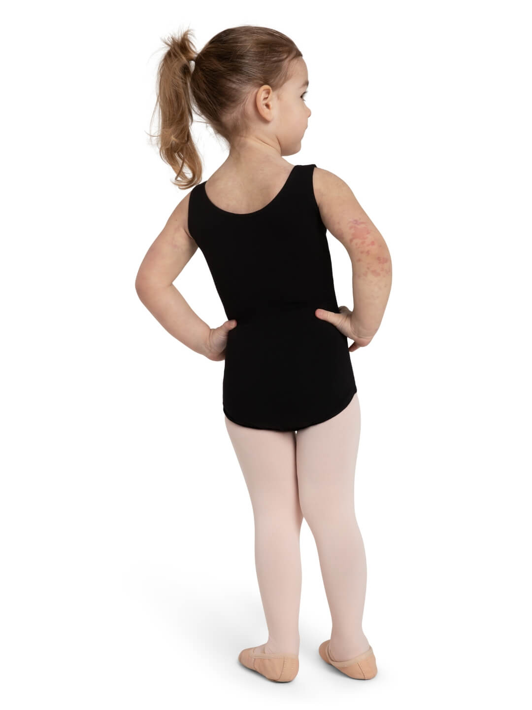 New Leotard Capezio CC201C Child Black Tank Cotton Ballet Tap Jazz