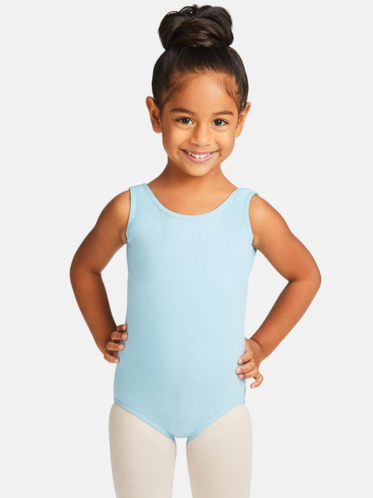 NEW Clearance Leotard Capezio TB142 Lt Blue Large Child Tank Ballet Tap