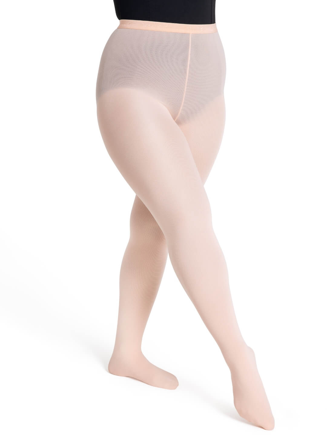 New Capezio 9 Mesh Seamed Tights Transition Adult Sizes Classic Pink