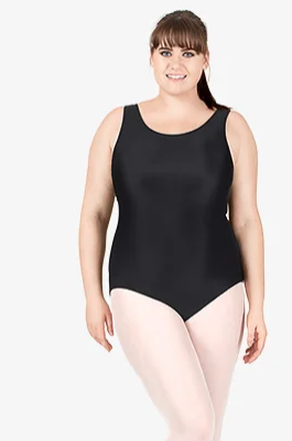 New Leotard Theatricals TH5101 1X Adult  Black  Jazz Ballet