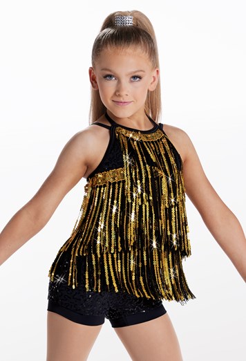 Pre-Owned Costume Weissman 10926 XS Child Gold Jazz
