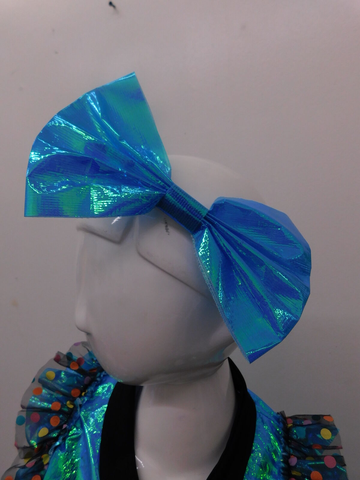 Pre-Owned Costume Curtain Call  H002 Medium Child Blue Green  Jazz Hip Hop Shimmer