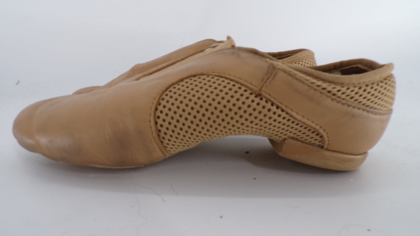 Pre-Owned Jazz Shoes Revolution Adult 6 Pull On Leather  Split Sole