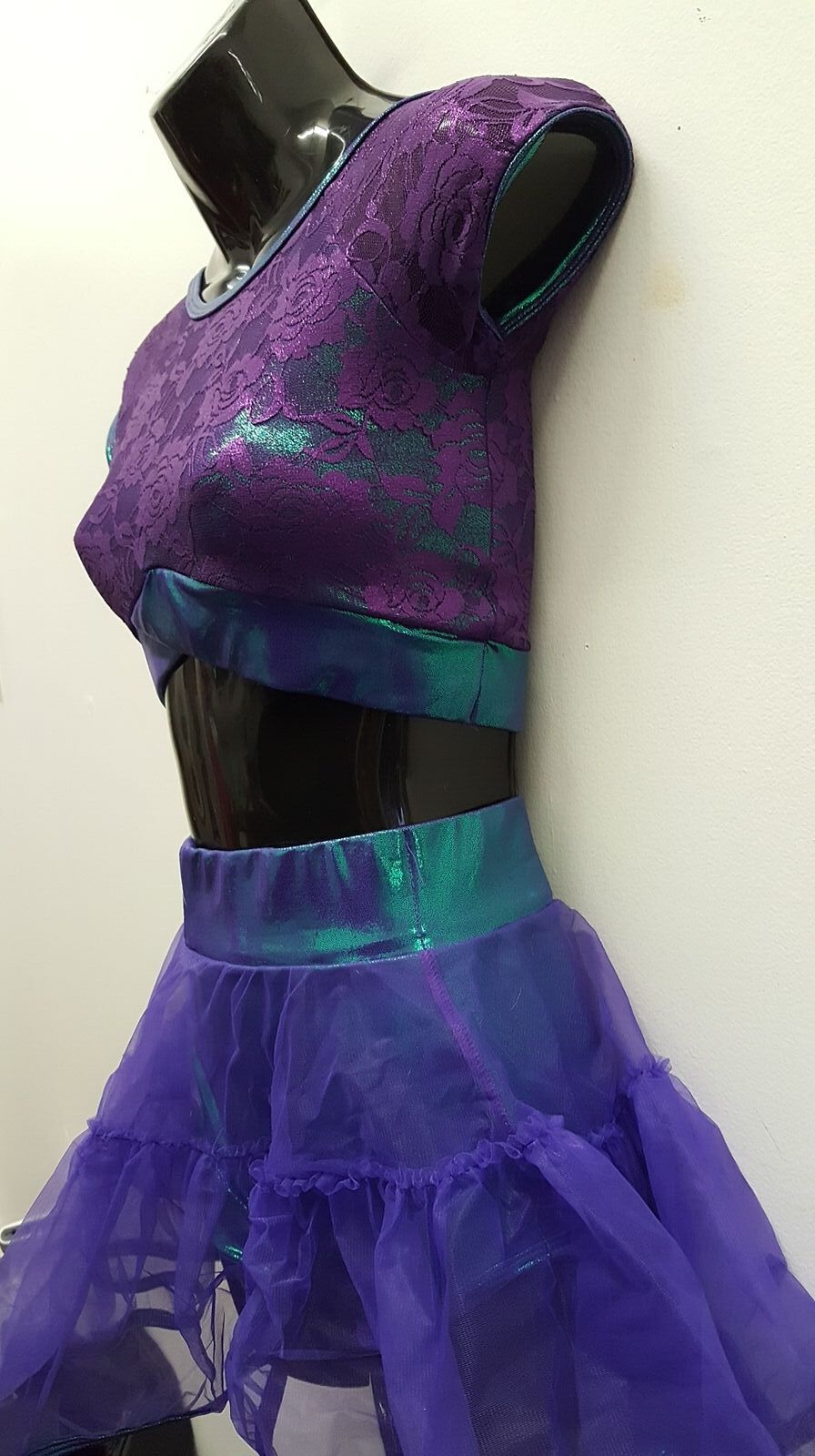 Pre-Owned Costume Curtain Call  J5308 Small Child Purple  Jazz