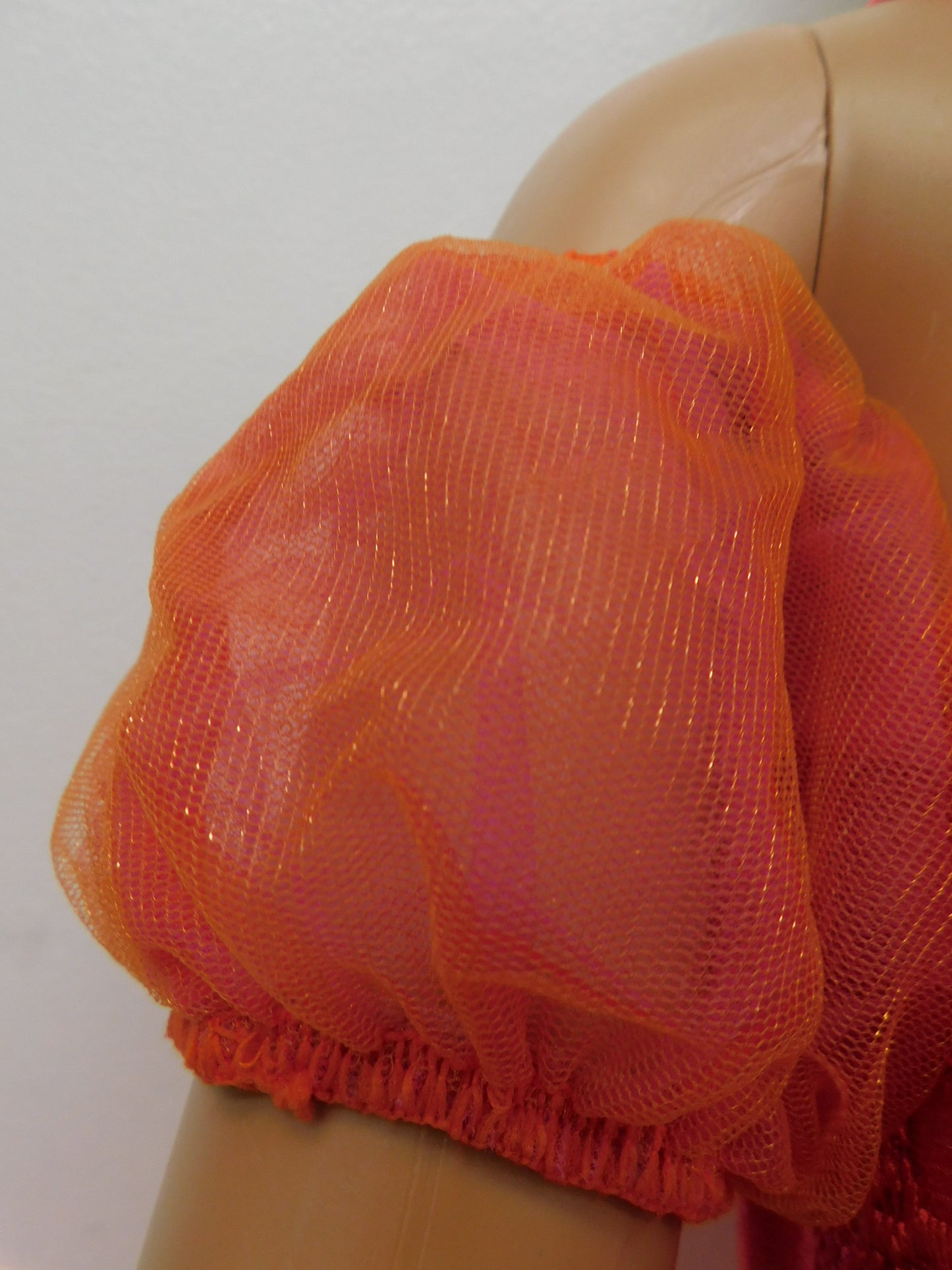Pre-Owned Costume Curtain Call  C505 Medium Child Orange  Ballet