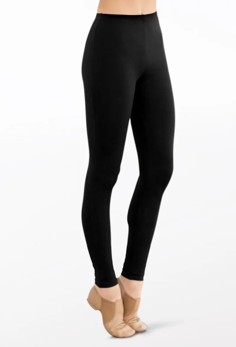 Pre-Owned Leggings Large Child Weissman CL12114 Black Jazz Cheer Tap