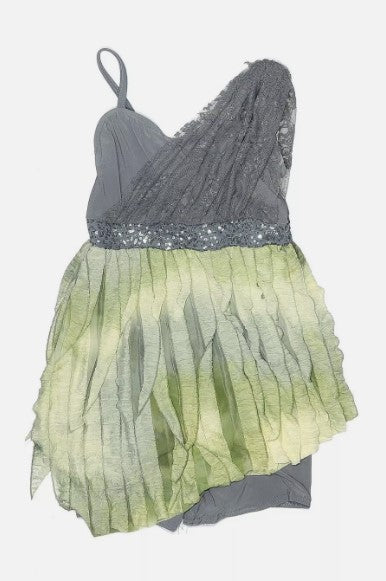 Pre-Owned Costume Small Adult Green Gray Weissman 7236 Lyrical Contemporary