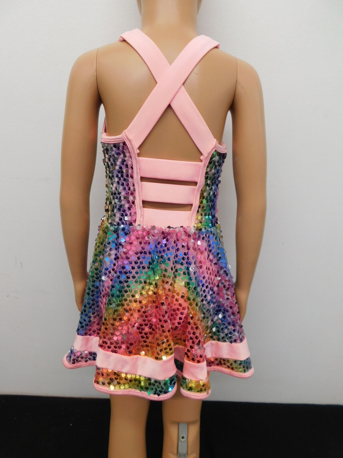 Pre-Owned Costume Curtain Call E2264 Medium Child Colorful Jazz