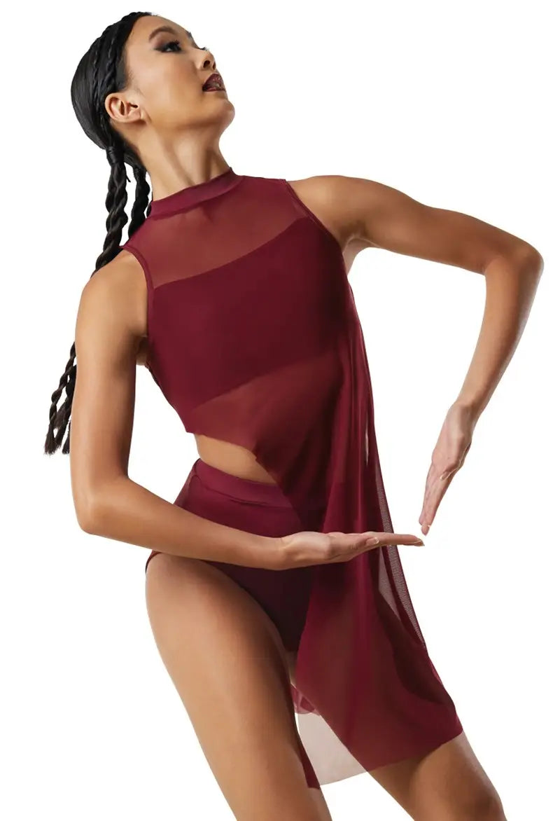 Pre-Owned Briefs Small Adult Burgundy Weissman D10790 Jazz Contemporary Spandex