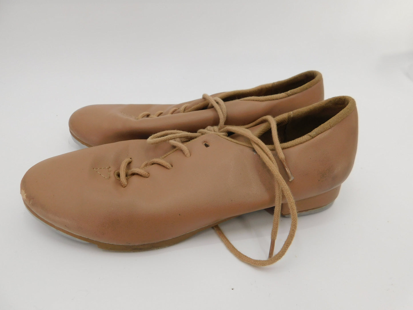 Pre-Owned Tap Shoes SoDanca Adult 3M Oxford Leather Lace Up Student