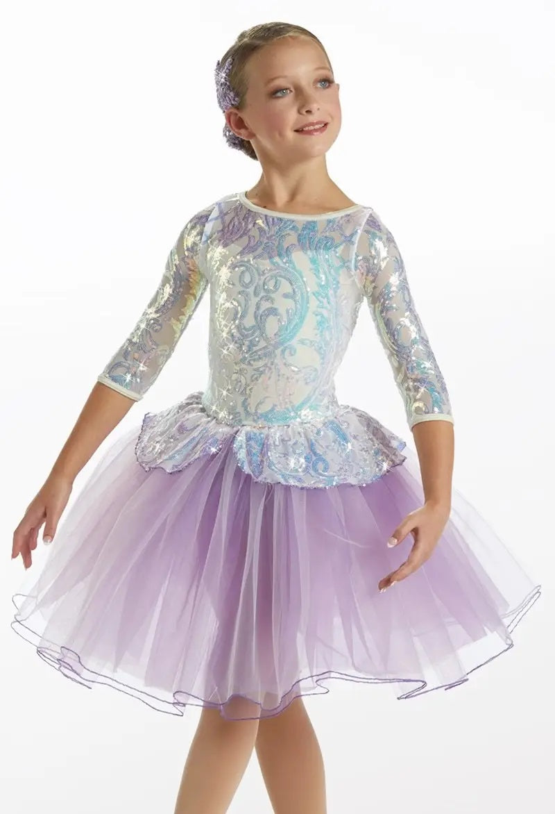 Pre-Owned Costume Weissman 16262 Small Adult Lavender Tutu Ballet Sequin