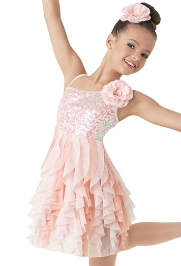 Pre-Owned Costume Weissman  9487 Medium Child Light Pink  Lyrical