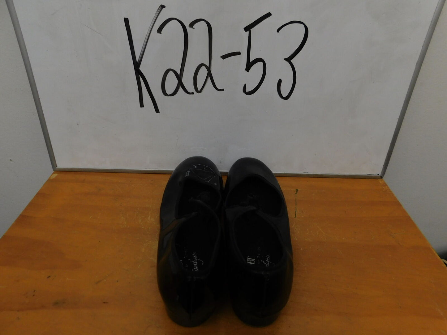 Pre-Owned Tap Shoes Dance Time Adult 5.5M Tyette Leather Elastic Student