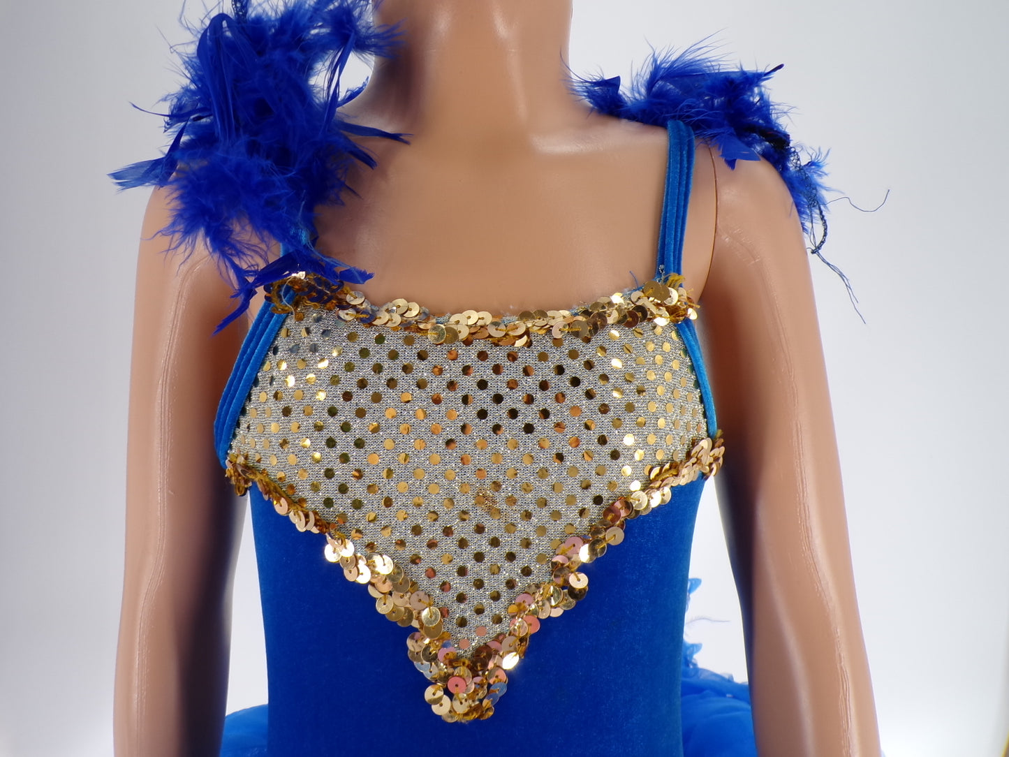 Pre-Owned Costume Curtain Call  E2592 XS Child Royal Blue  Jazz