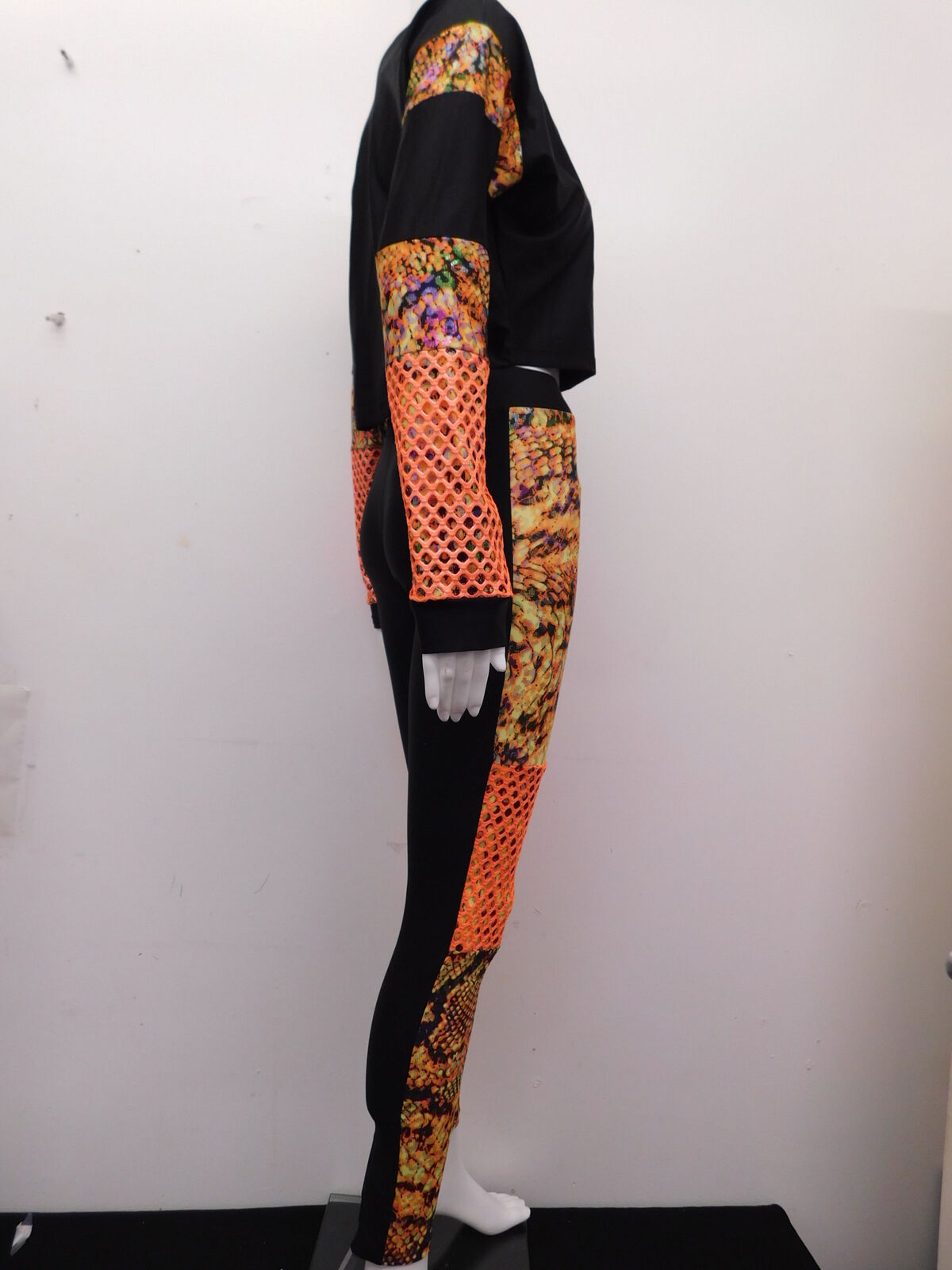 Pre-Owned Costume Double Platinum  EL186 Small Adult Orange  Jazz