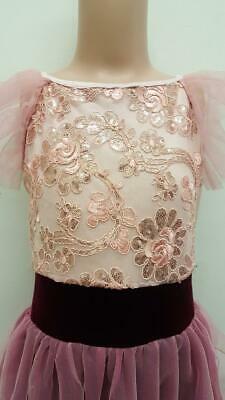 Pre-Owned Costume Curtain Call  E1988 Medium Child Pink  Lyrical