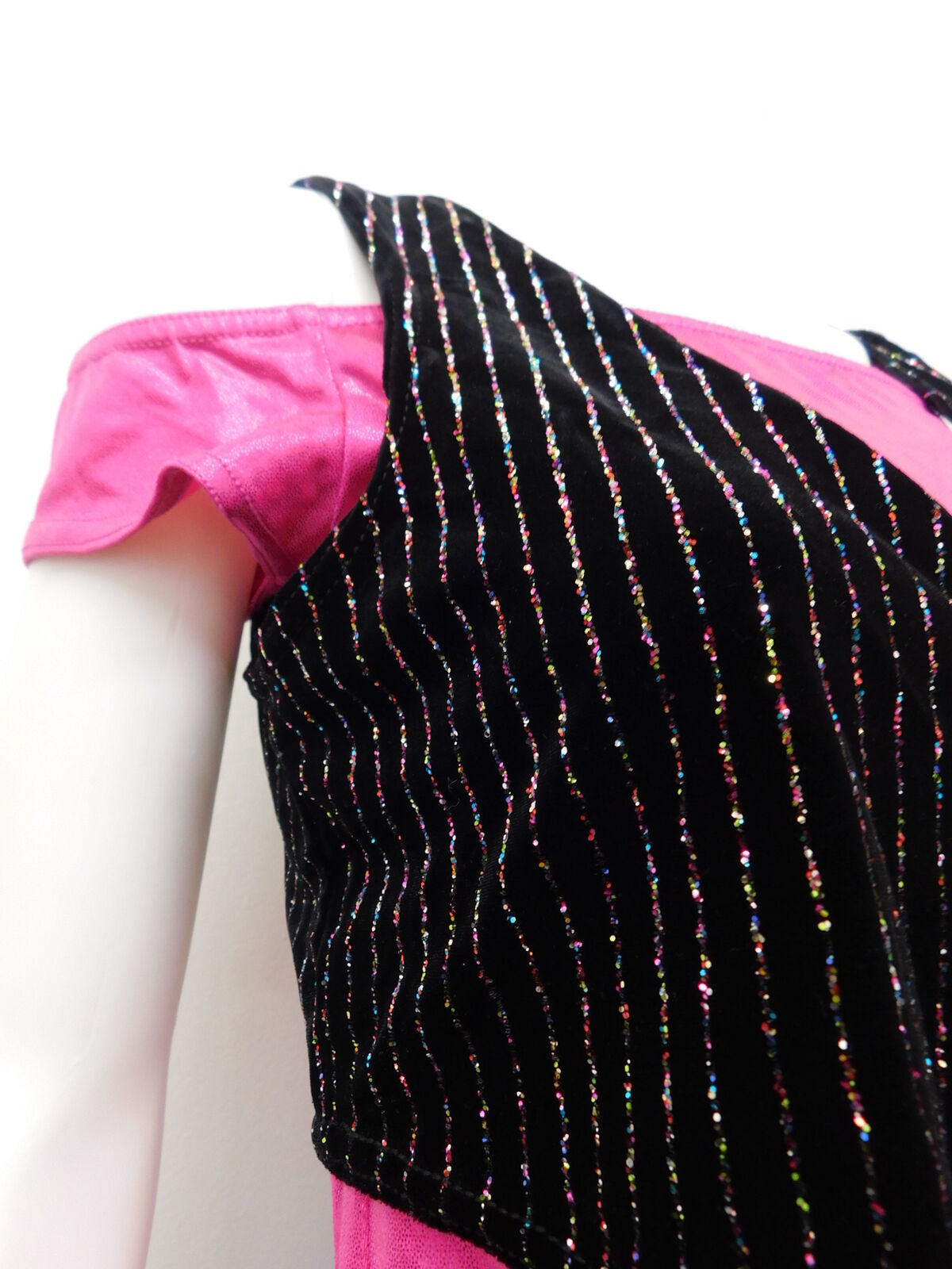 Pre-Owned Costume Costume Gallery   Medium Adult Pink Suit Jazz Glitter Gangster