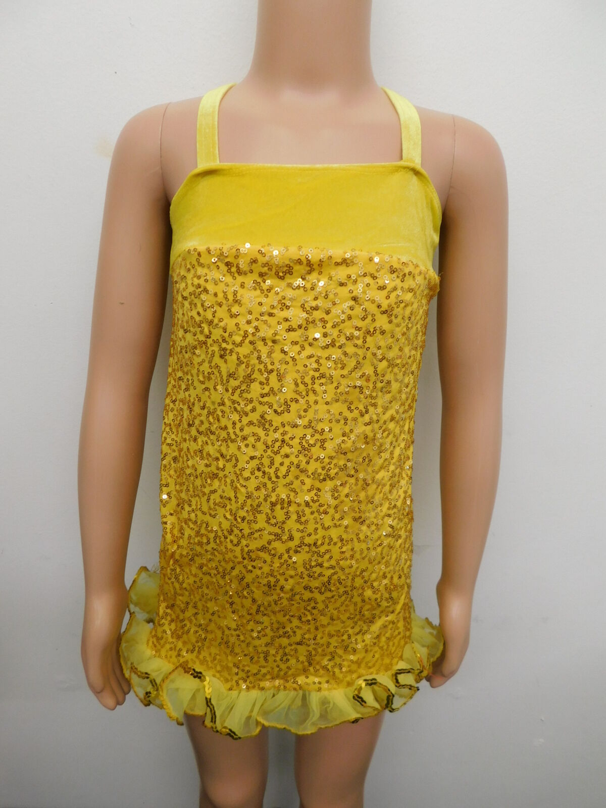 Pre-Owned Costume Art Stone  2072 Small Child Gold  Jazz