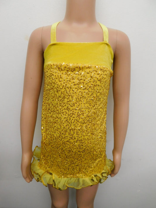 Pre-Owned Costume Art Stone  2072 Small Child Gold  Jazz
