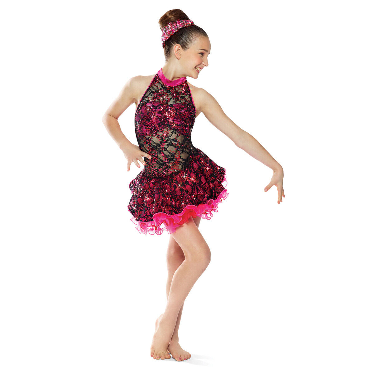 Pre-Owned Costume Tenth House  TH18107 Medium Child Hot Pink  Jazz