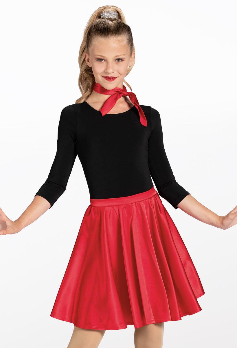 Pre-Owned Costume Weissman  12919 Medium Child Red Skirt Jazz  Grease