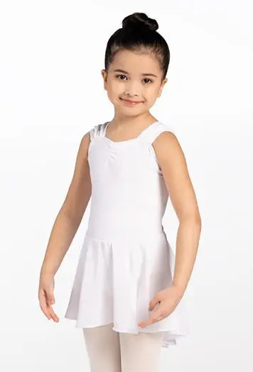D9487-Dress - Shirred Sleeve & Hi Low Skirt