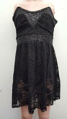 Pre-Owned Costume Curtain Call  R342 Medium Child Black  Lyrical