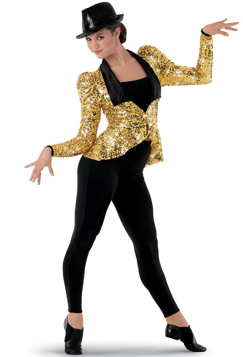 Pre-Owned Costume Weissman  8705 Large Adult Red Suit Jacket Jazz Tap Musical Sequins