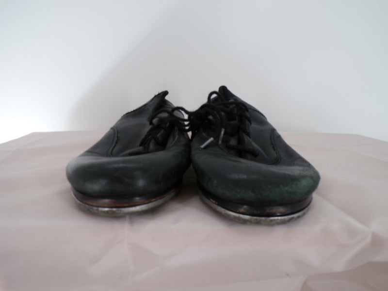 Pre-Owned Tap Shoes Bloch Adult 6M Oxford Leather Lace Up Full Sole