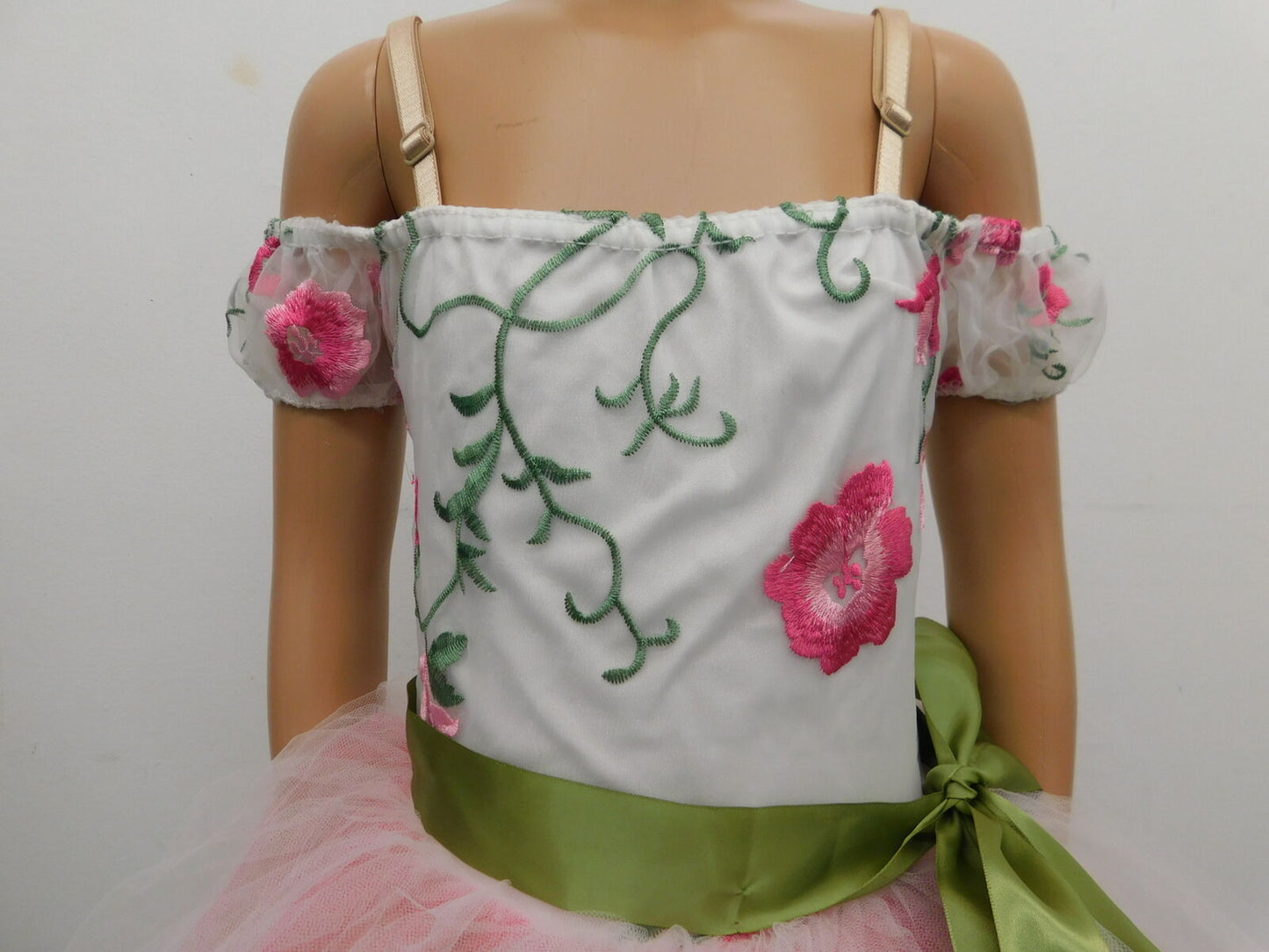 Pre-Owned Costume Costume Gallery   Small Child Pink Floral Tutu Dress Ballet