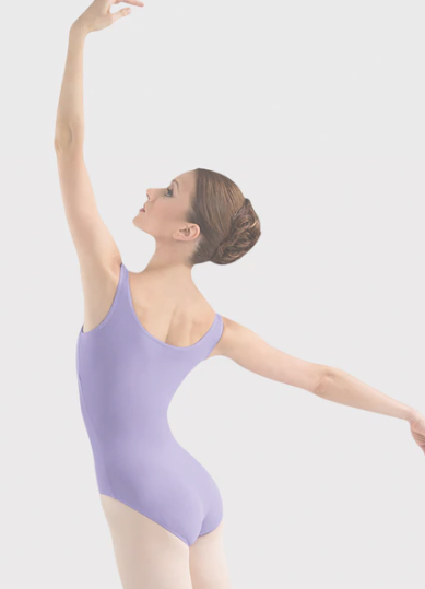 Pre-Owned Leotard Bloch Tank Large Adult Black Ballet Modern