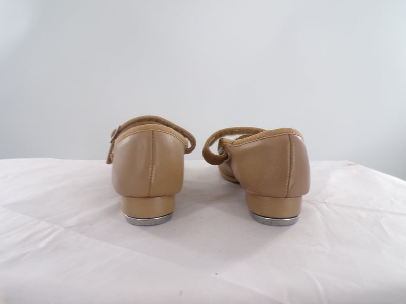 Pre-Owned Tap Shoes Capezio Little Kid 12.5M Mary Jane Leather Loop Strap