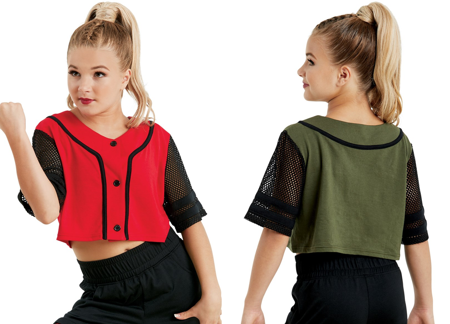 Pre-Owned Baseball Top Balera  AH10981 Medium Child Olive Green  Hip Hop