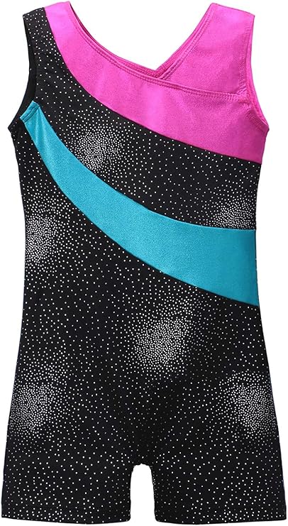 Pre-Owned Biketard Vegue   Large Child Pink  Acro Tumbling