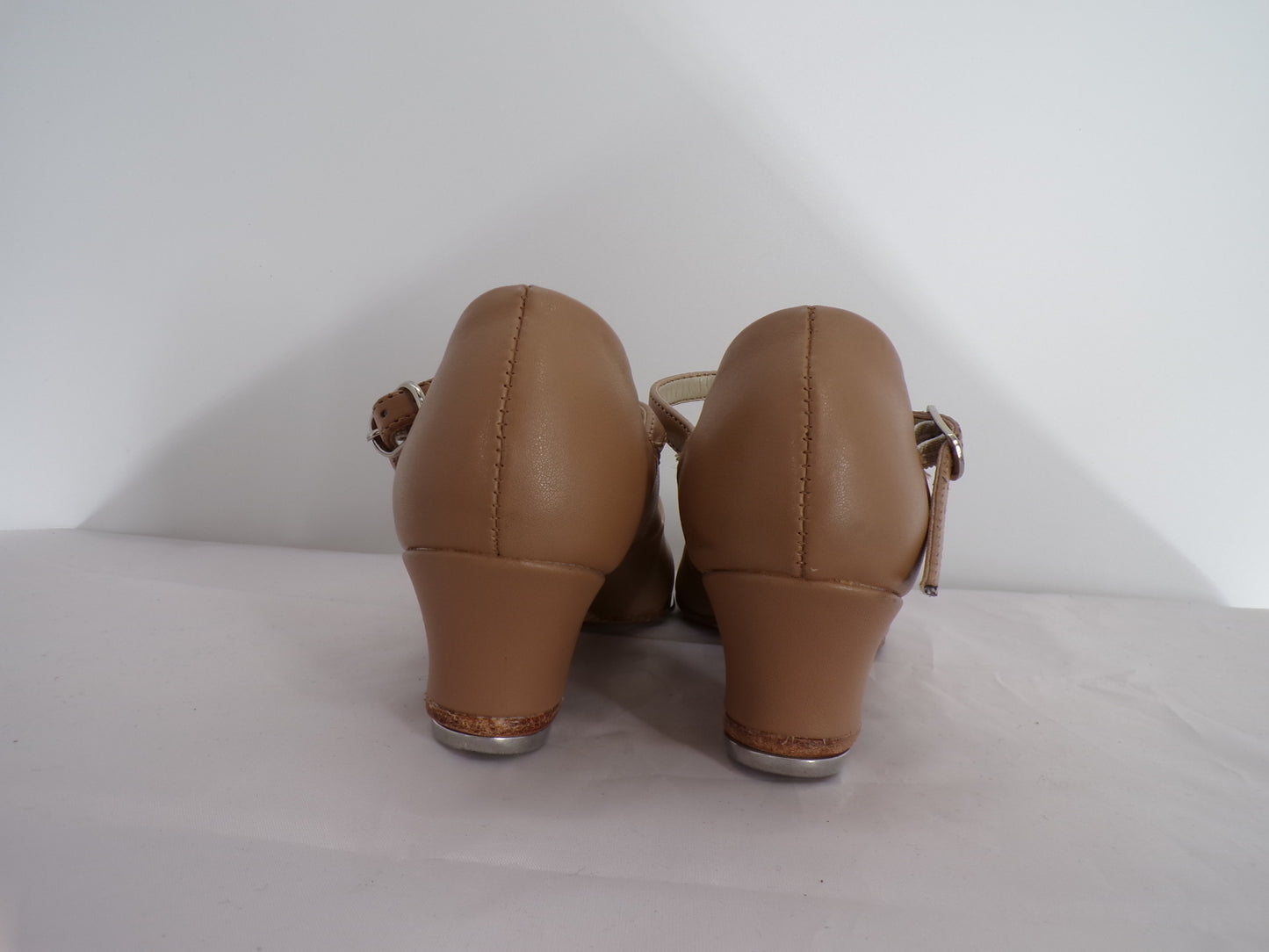 Pre-Owned Tap Shoes SoDanca Big Kid 3M Heel Character Leather Buckle