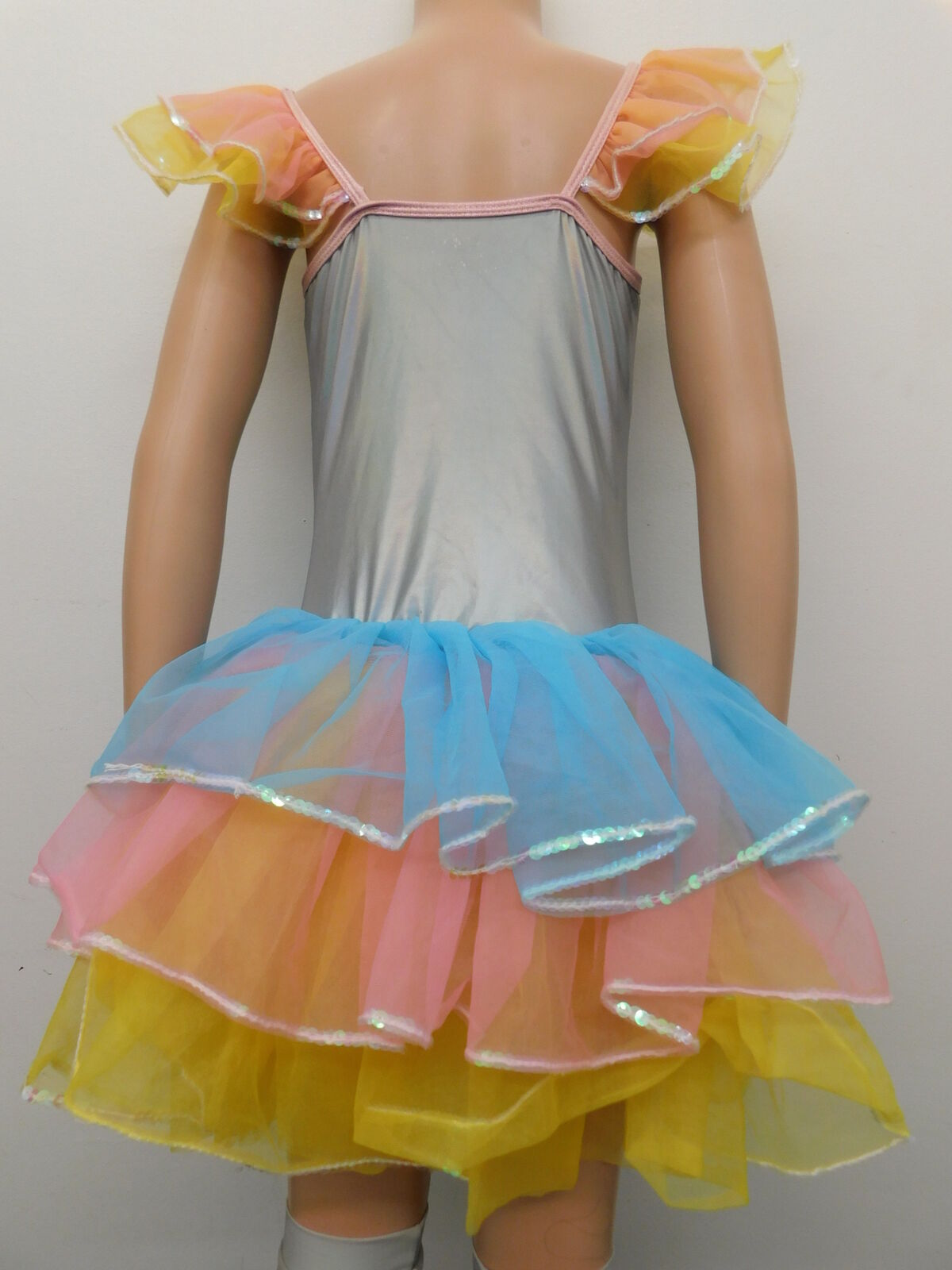 Pre-Owned Costume Curtain Call  E2205 Medium Child Multi Color  Jazz